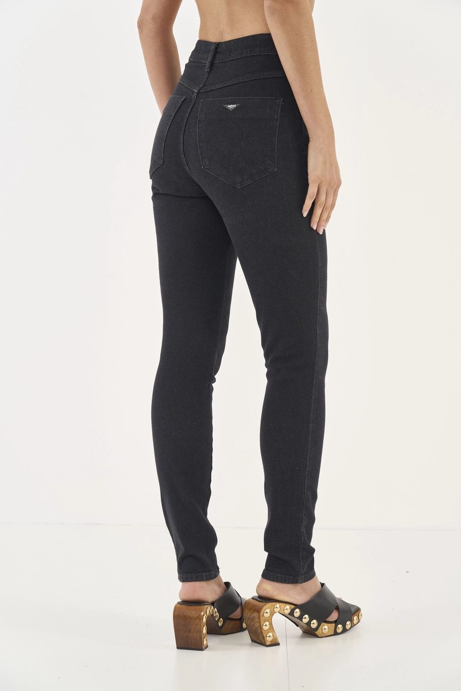 Calça Jeans Karen Skinny Indigo Preto
