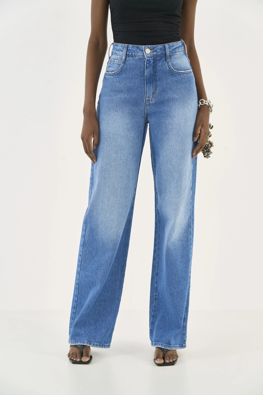 Calça Jeans Reta Juliette Índigo