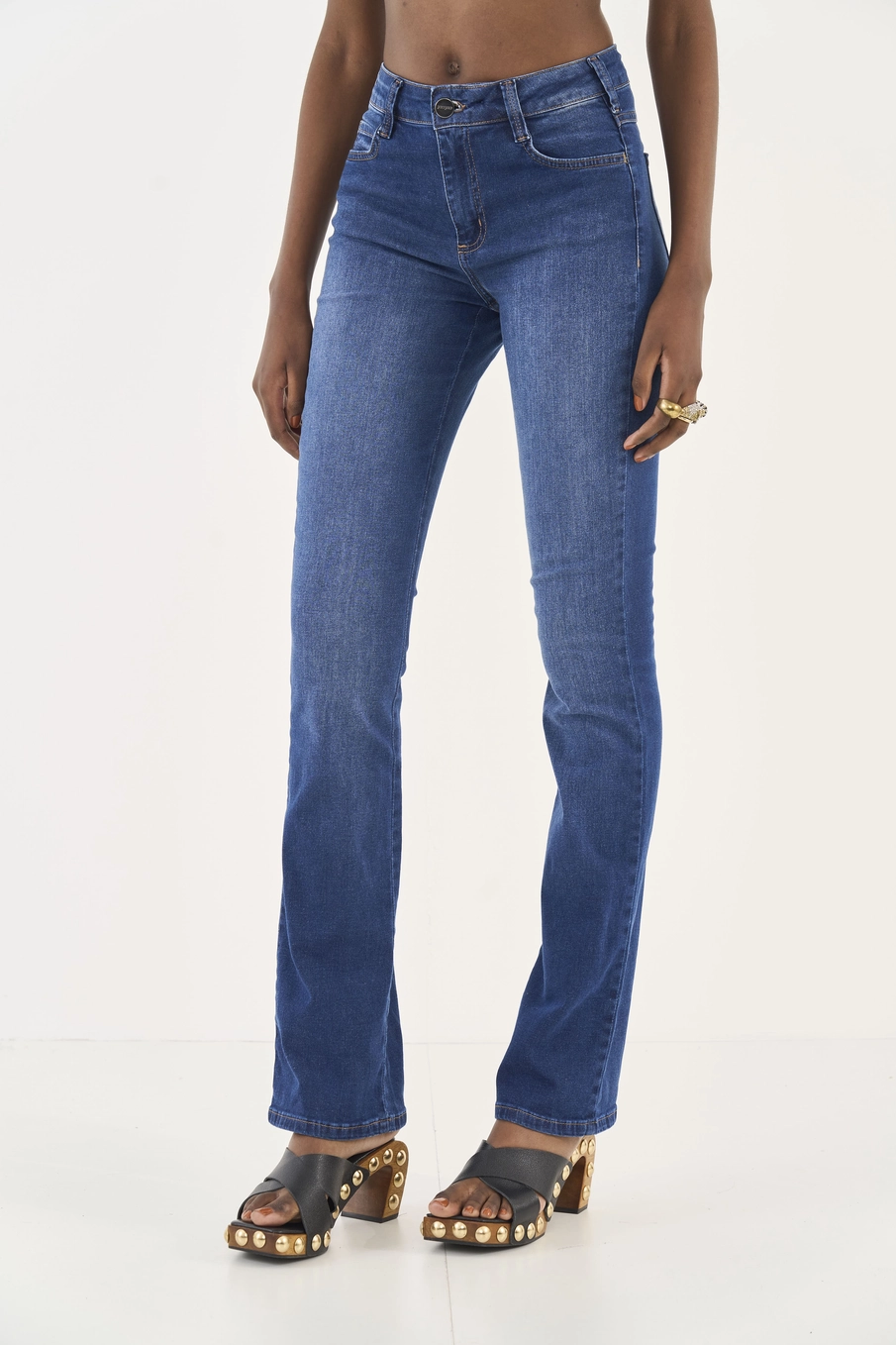Calça Jeans Bia Reta Índigo