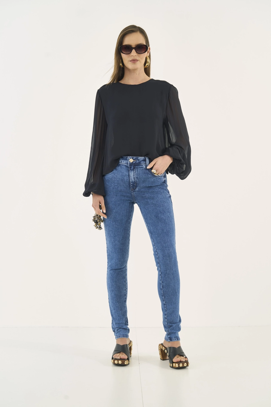 Calça Jeans Bia Skinny Índigo