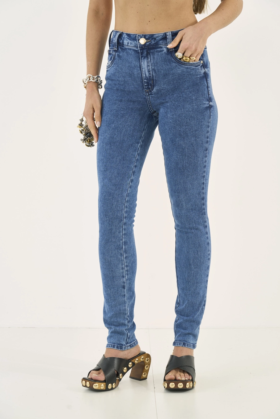 Calça Jeans Bia Skinny Índigo