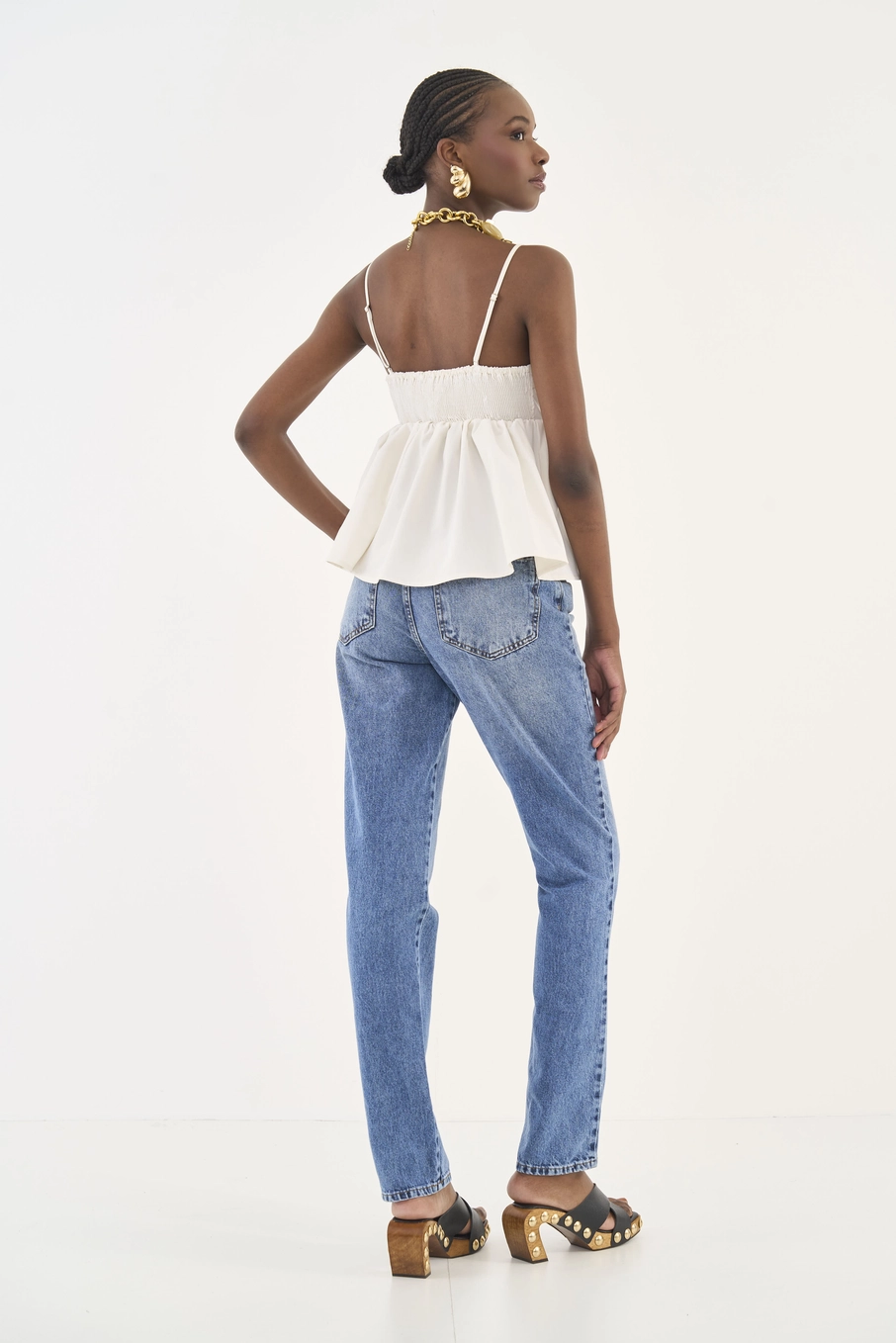 Calça Jeans Reta Kendall Índigo