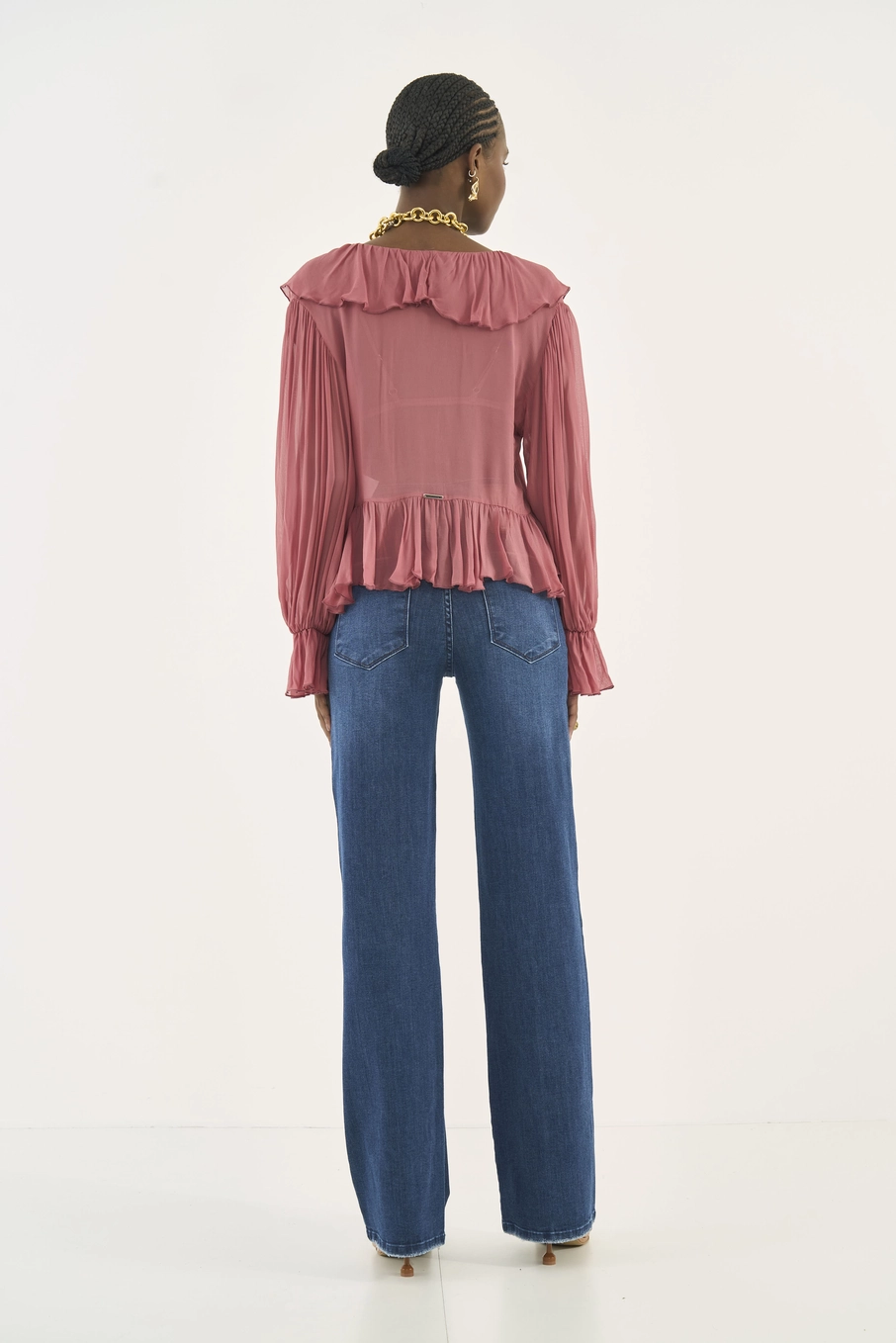 Calça Jeans Flare Juliette Índigo