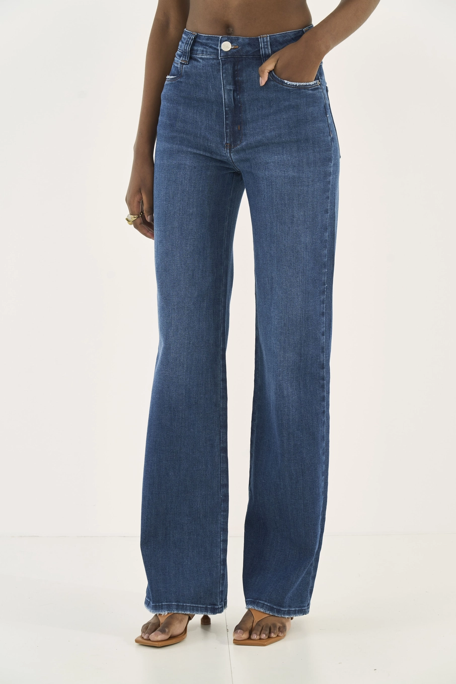 Calça Jeans Flare Juliette Índigo