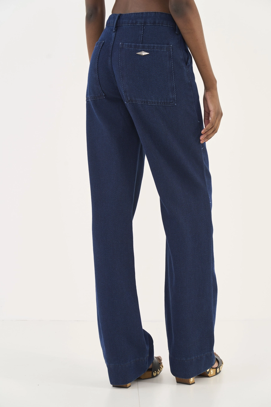 Calça Jeans Juliette Wide Leg Índigo