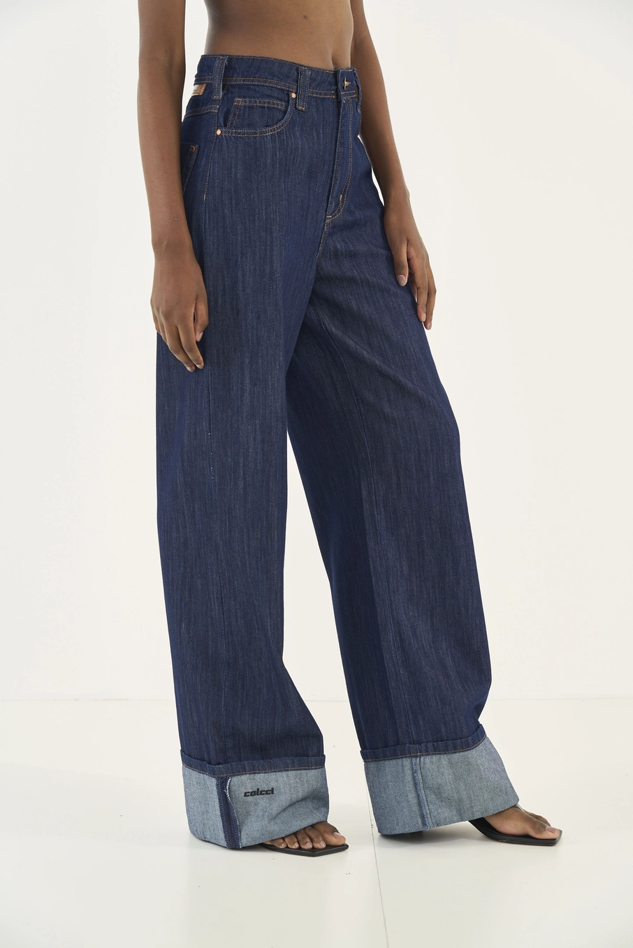 Calça Jeans Pantalona Juliette Índigo