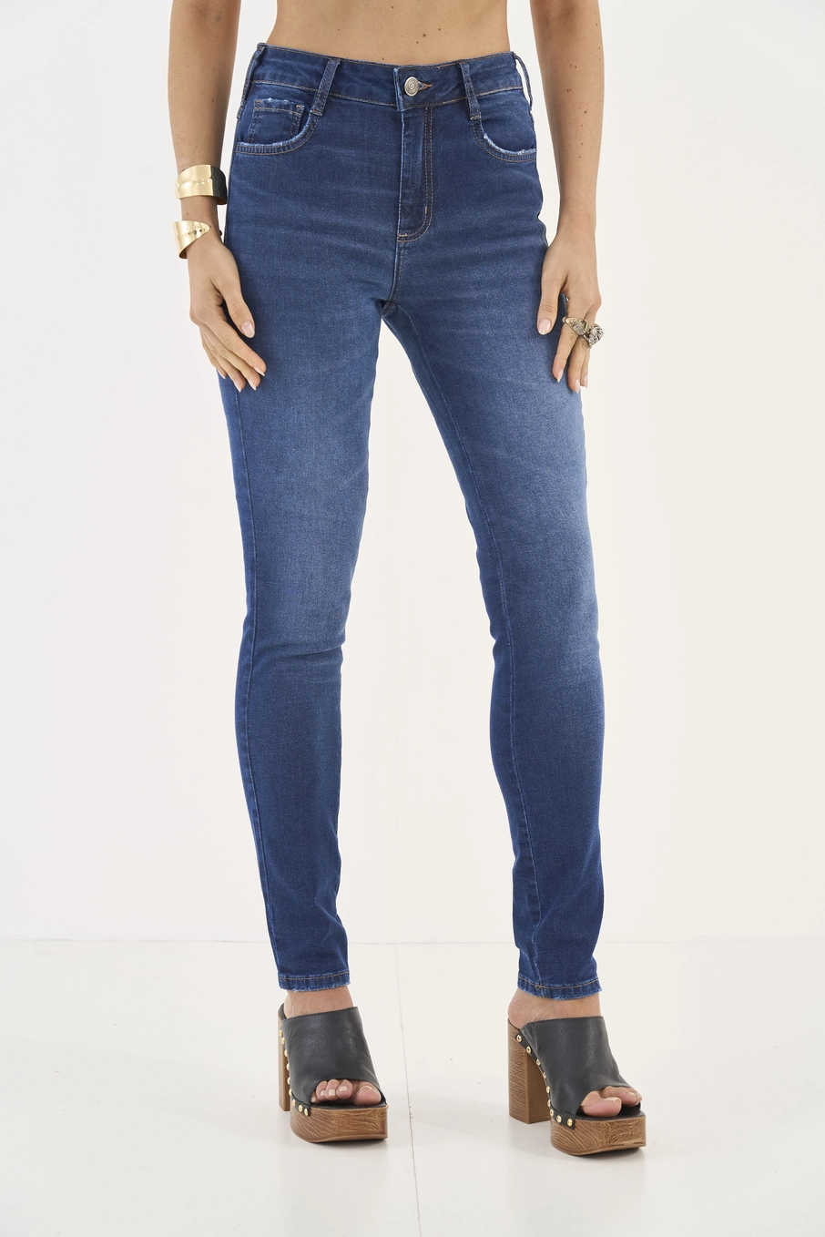Calça Jeans Bia Reta Índigo