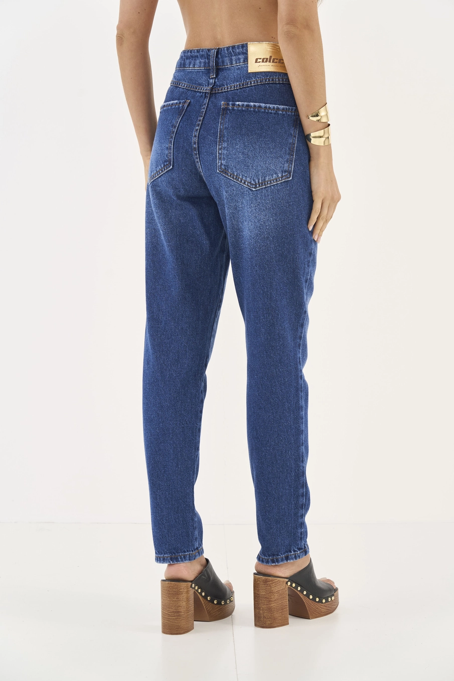 Calça Bruna Mom Jeans Índigo
