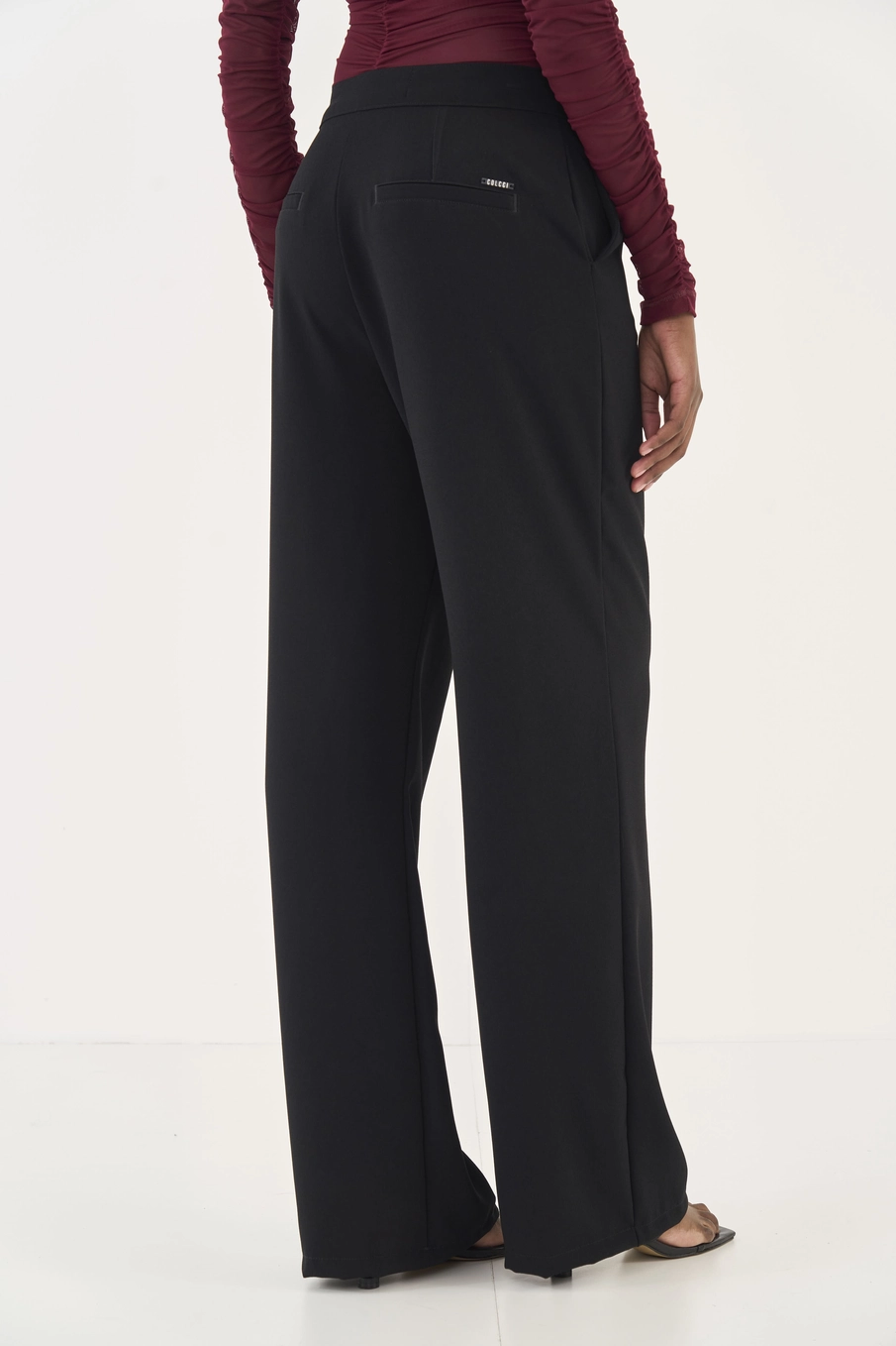 Calça Reta Alfaiataria Preto