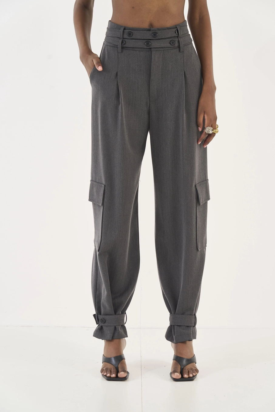 Calca Tecido Plano  Feminino Colcci Preto