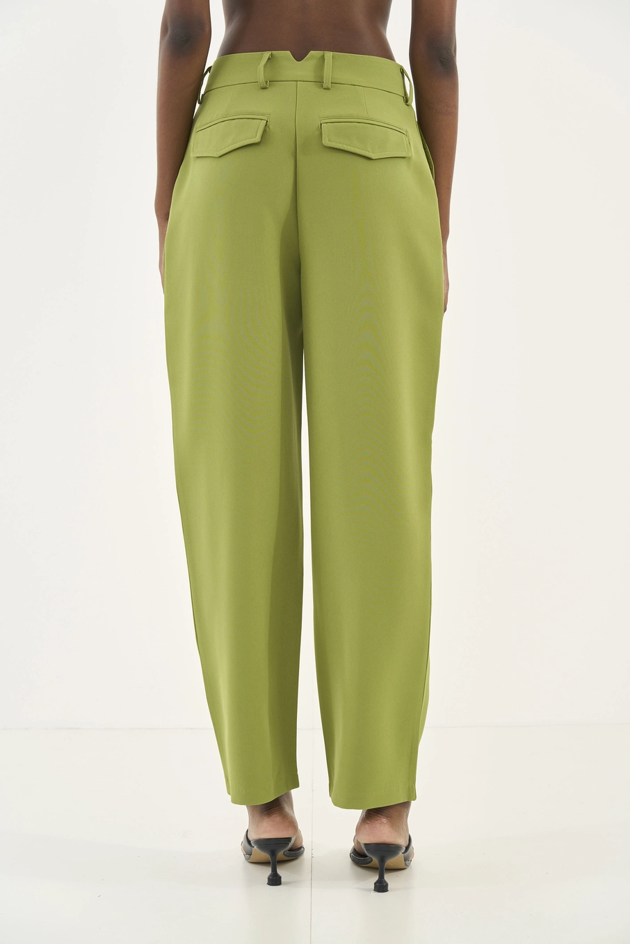 Calca Tecido Plano  Feminino Colcci Verde