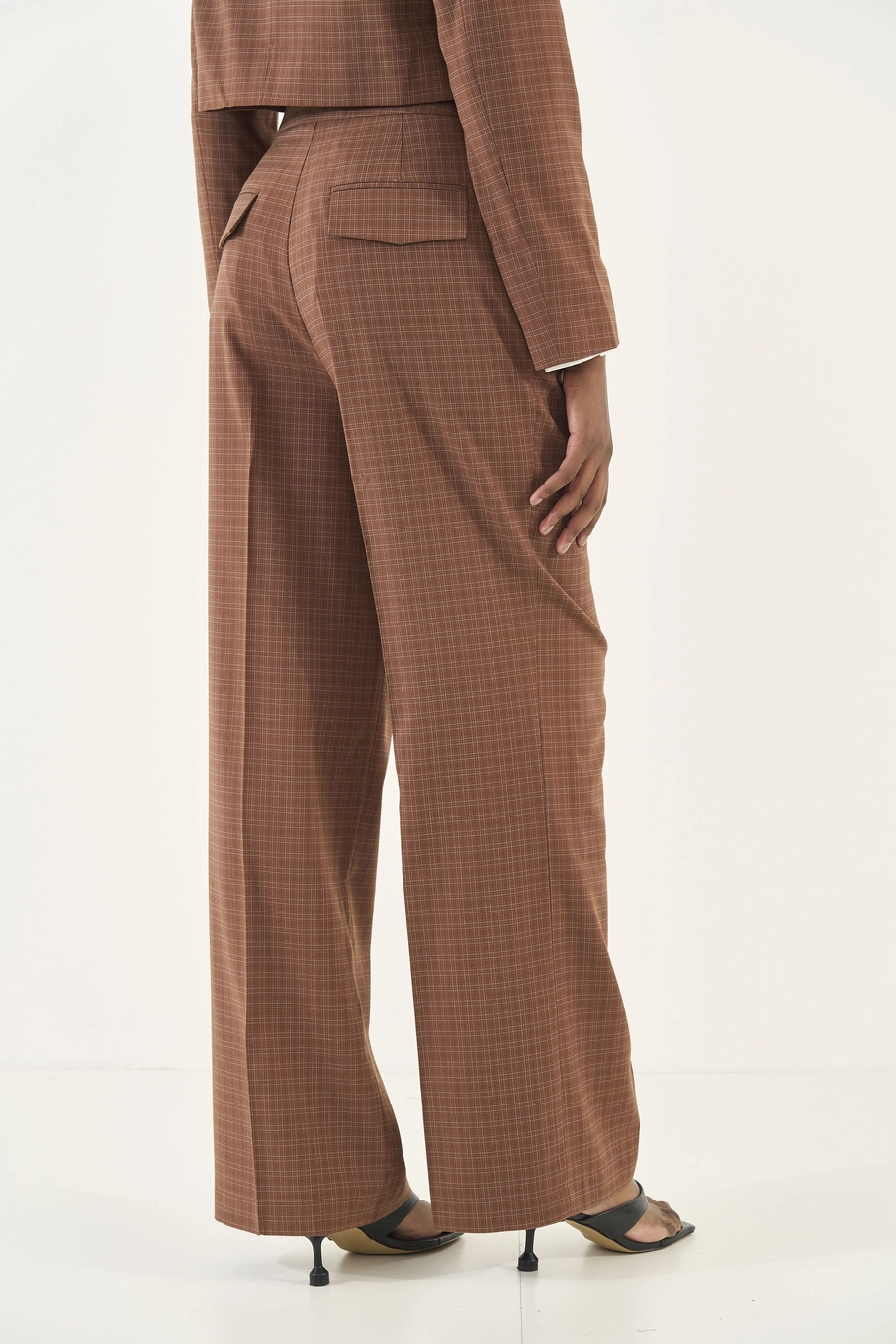 Calça Alfaiataria Estampada Reta Estampados