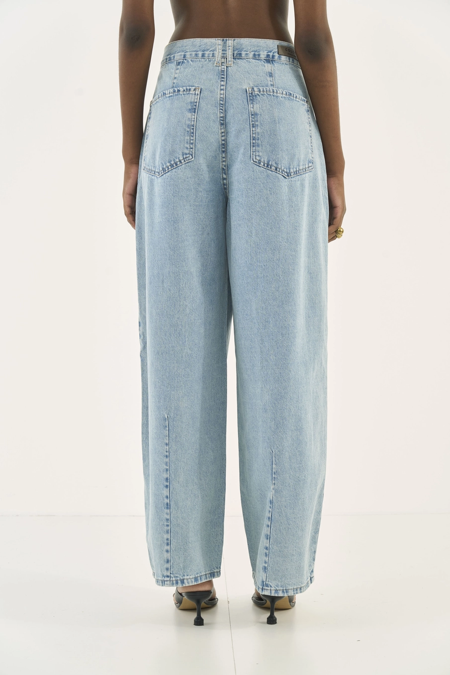 Calça Jeans Leoni Wide Leg Índigo
