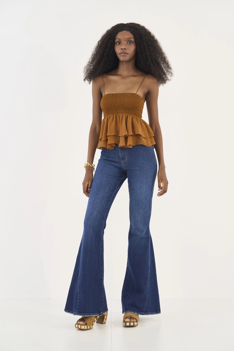 Calça Jeans Kendall Flare Índigo