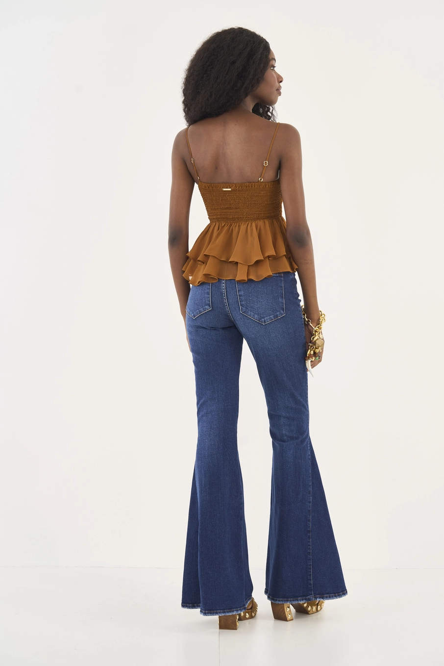 Calça Jeans Kendall Flare Índigo