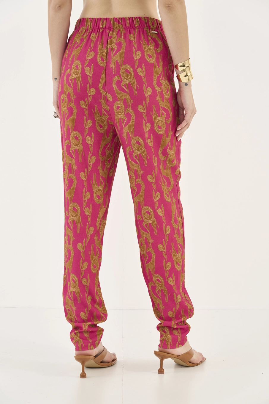 Calça Estampada Em Alfaiataria Estampados
