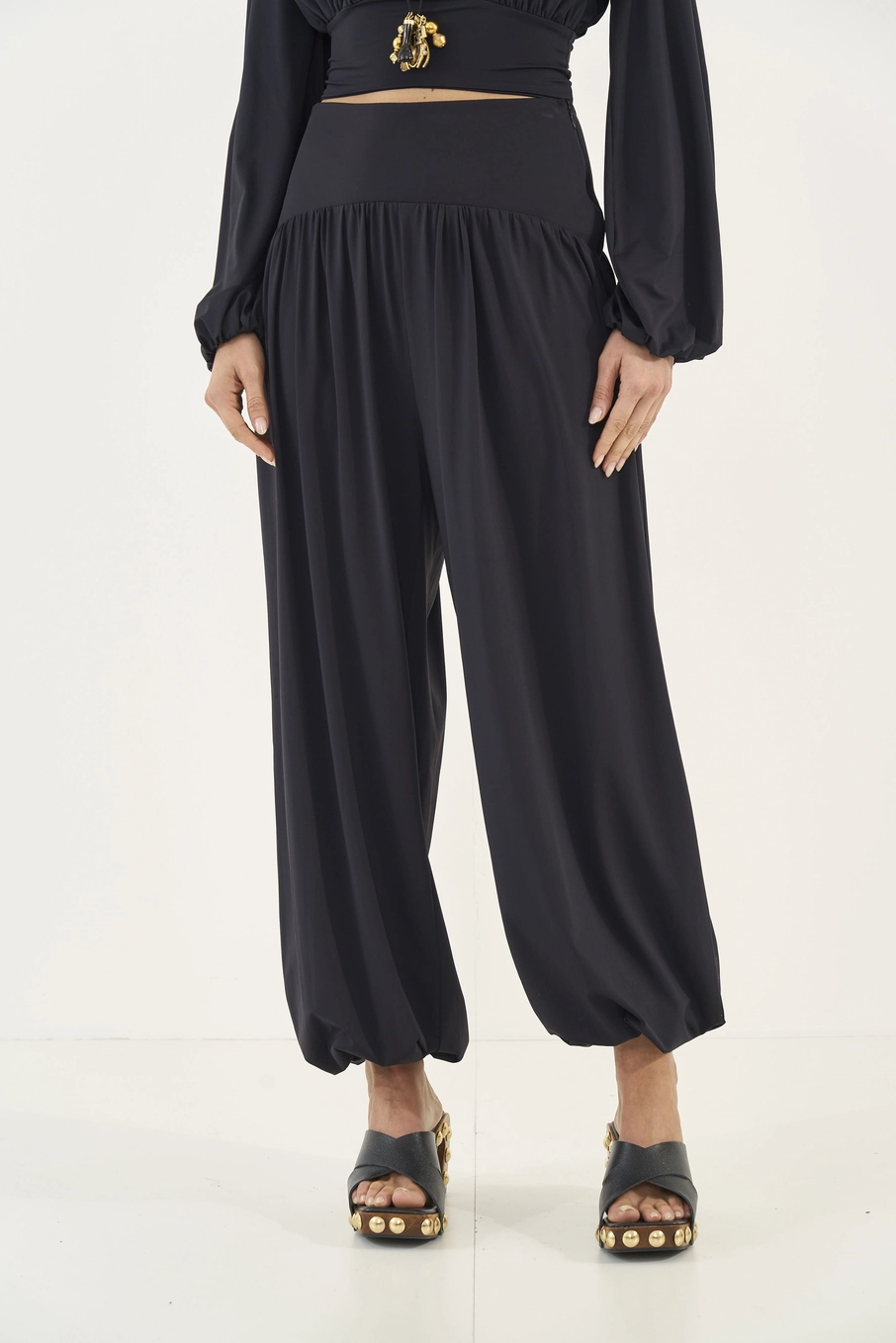 Calça Jogger Cintura Alta Preto