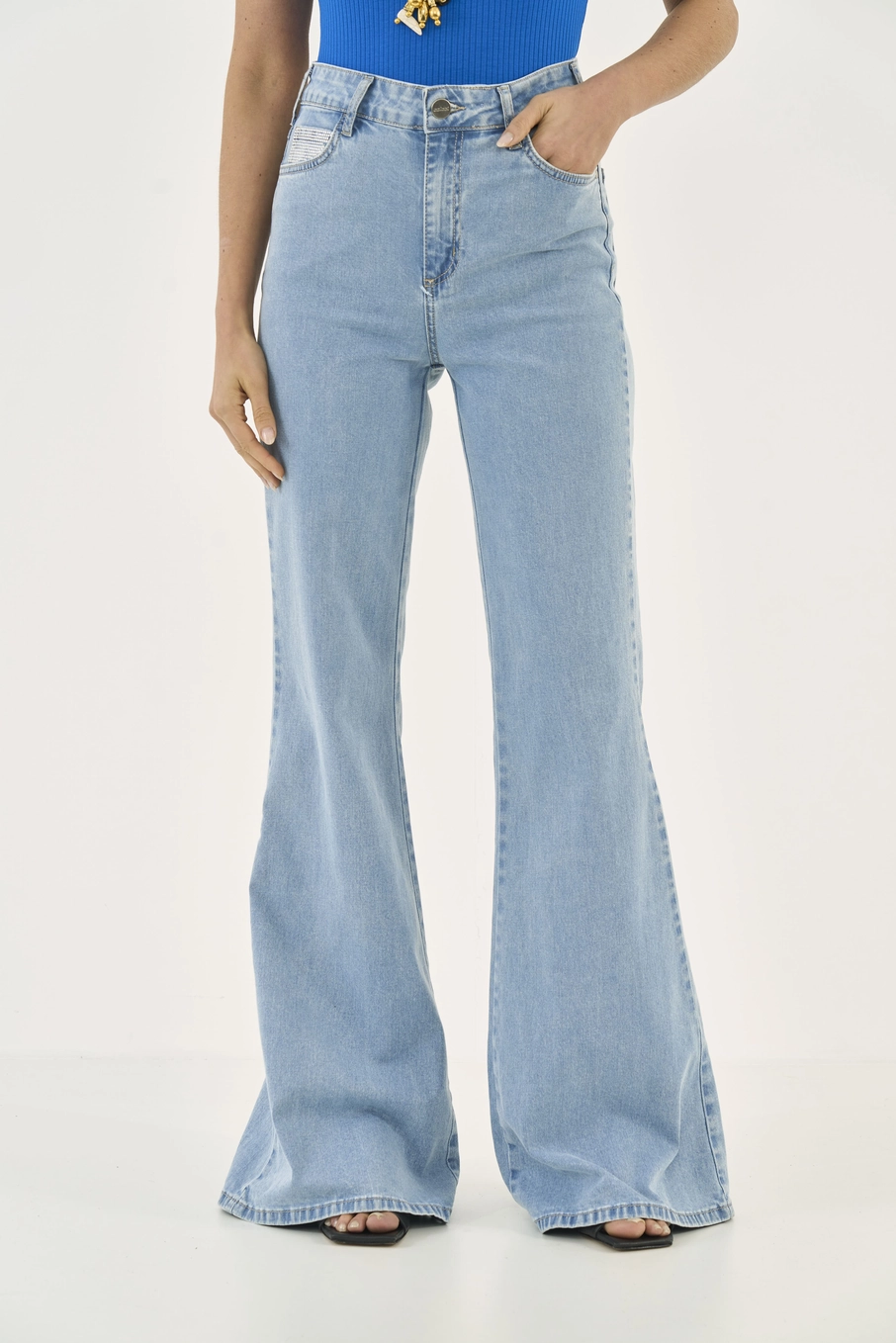 Calça Jeans Bruna Flare Índigo