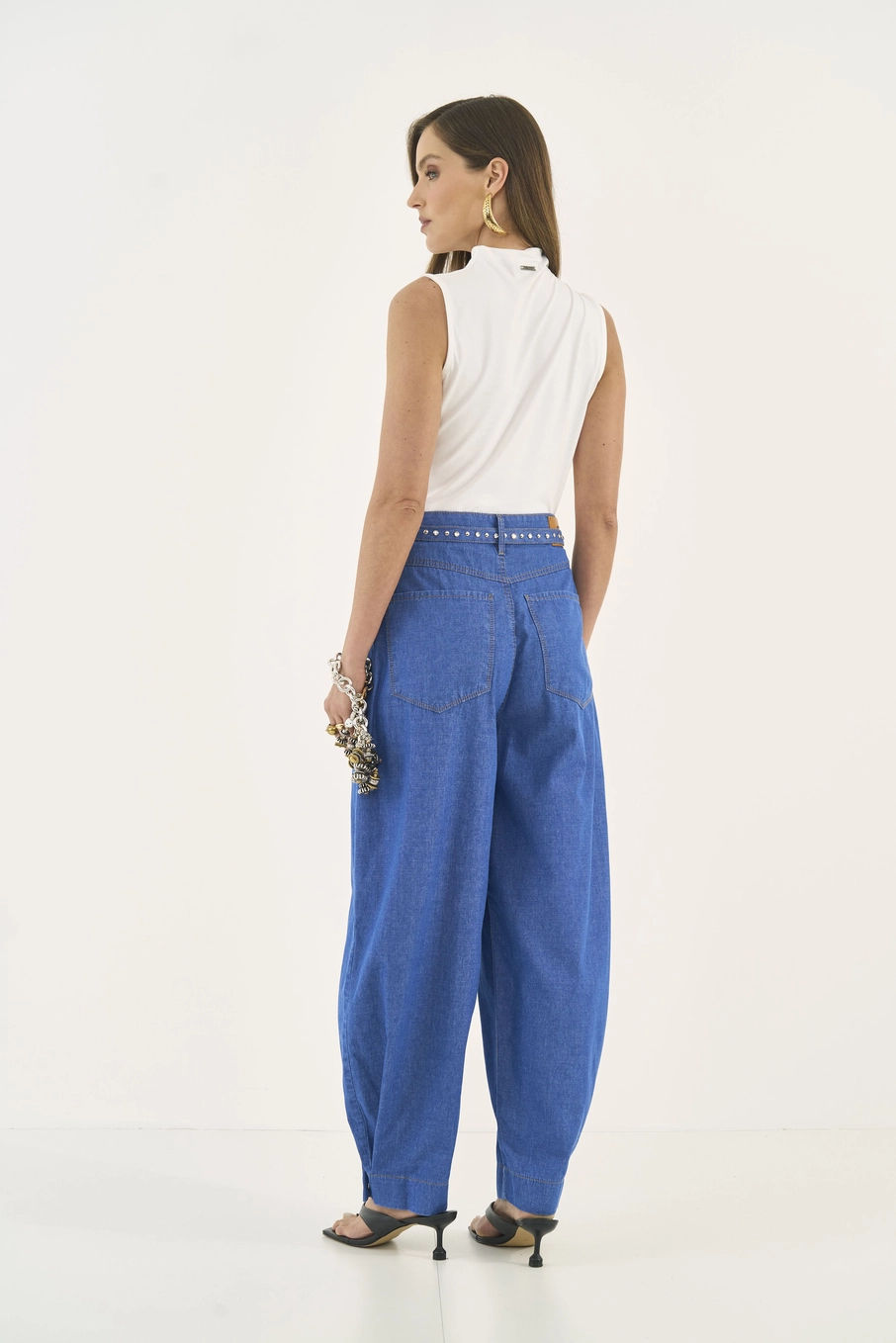 Calça Jeans Joana Slouchy Índigo