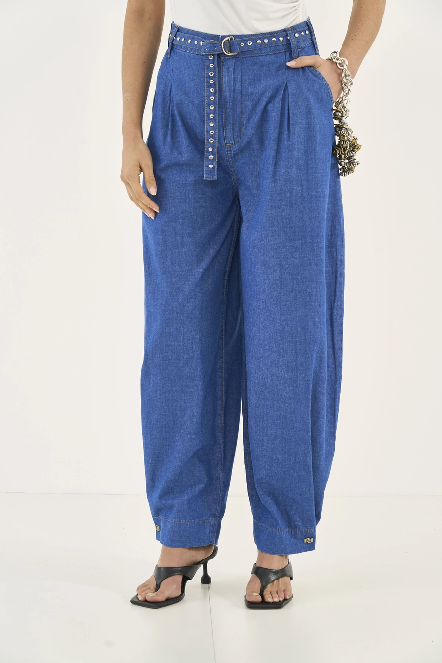 Calça Jeans Joana Slouchy Índigo