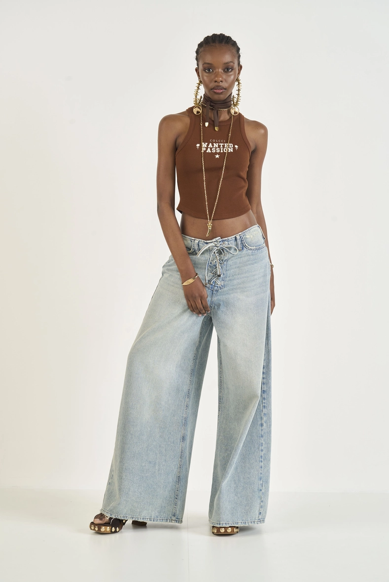 Calça Jeans Bruna Ampla