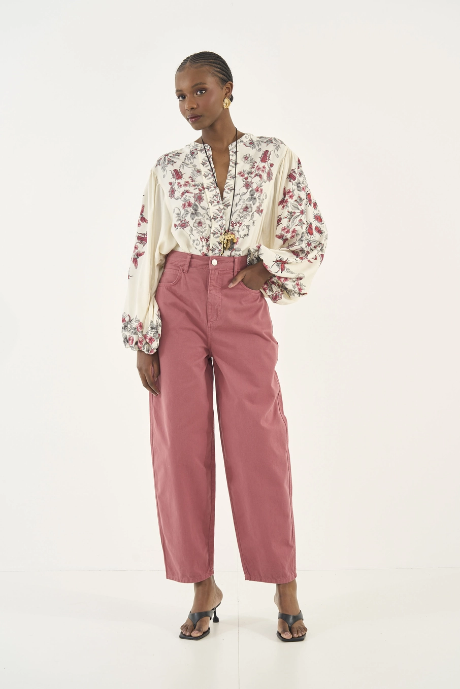 Calca Sarja  Feminino Colcci Rosa