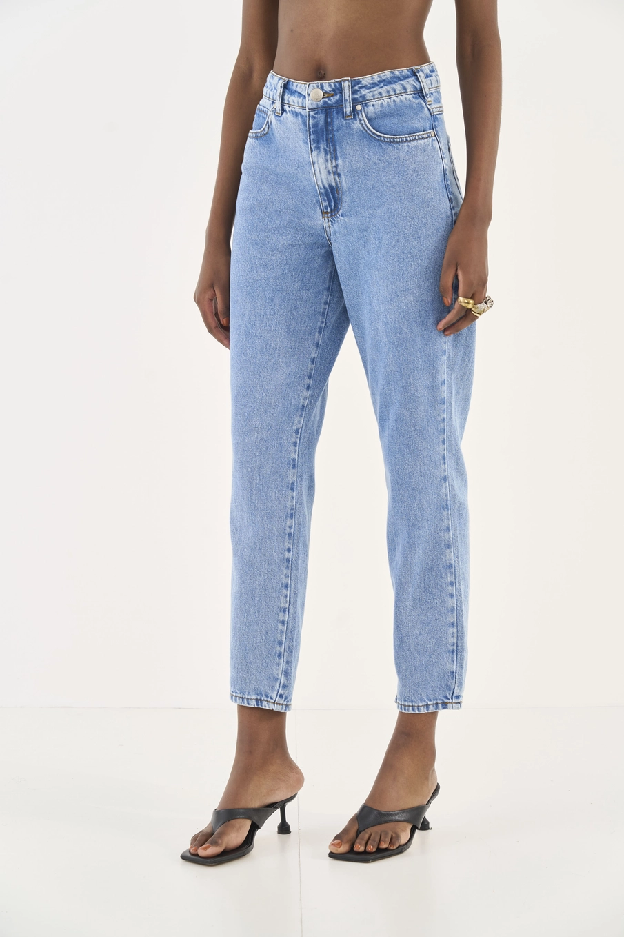Calça Jeans Bruna Mom Índigo