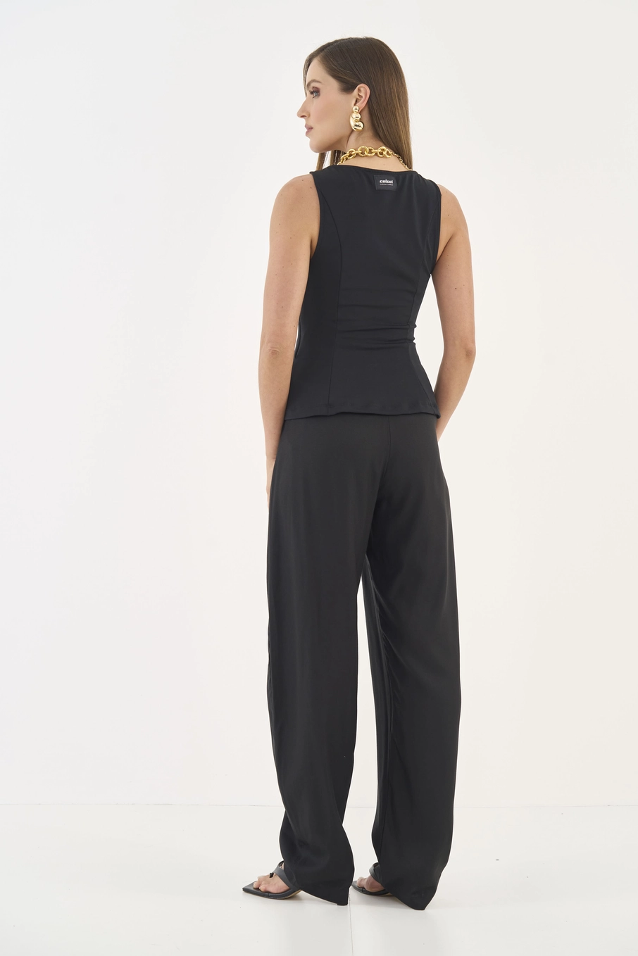 Calça Alfaiataria Wide Leg Preto