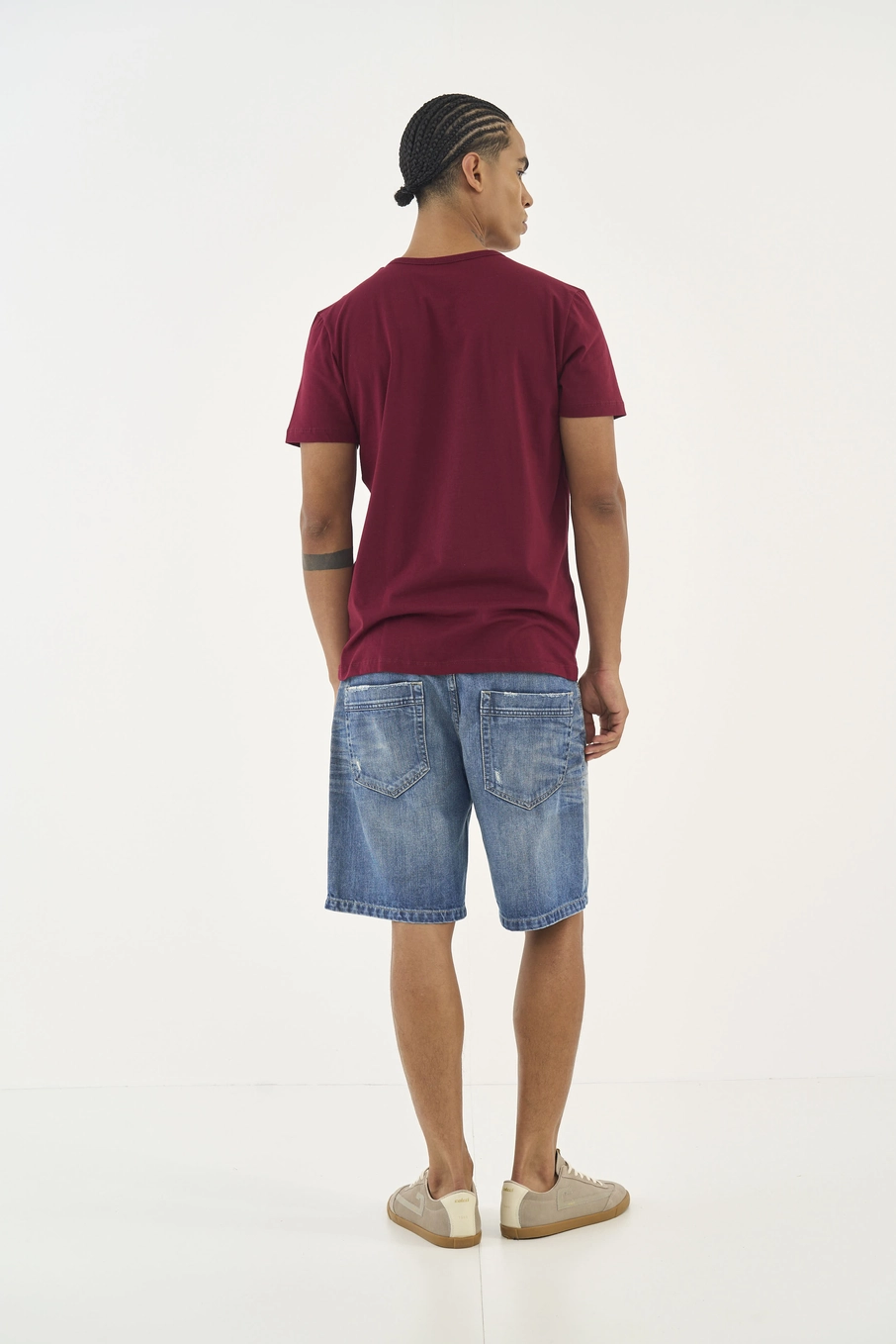Bermuda Jeans Loose Índigo