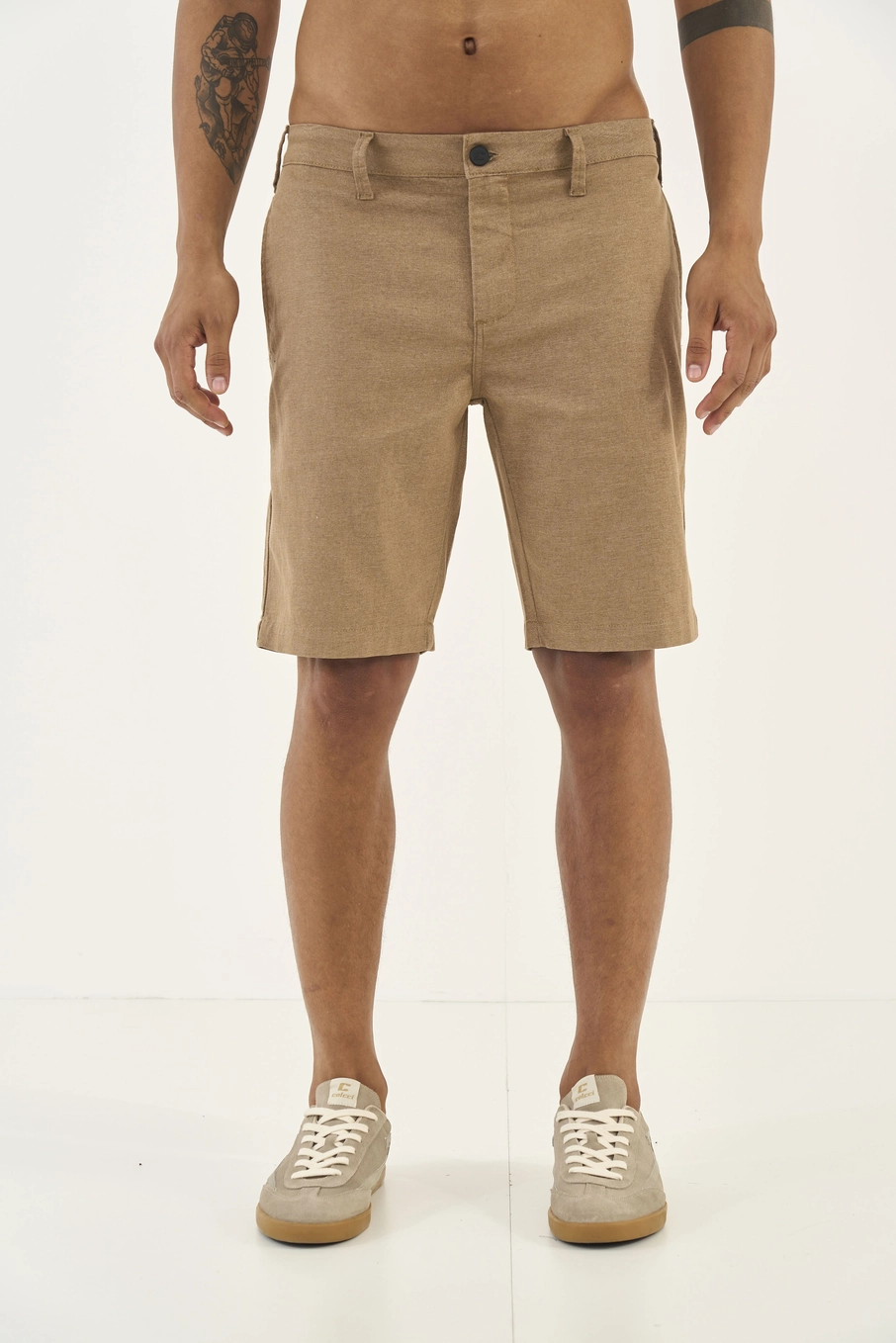 Bermuda Sarja  Masculino Colcci Bege