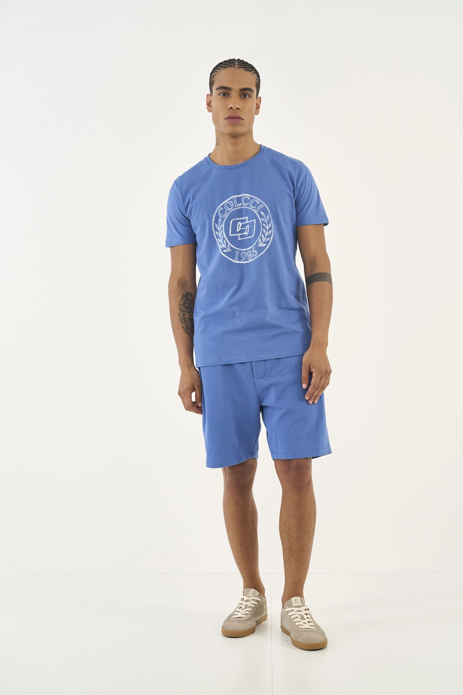Bermuda Slim Cós Com Amarração Vermelho