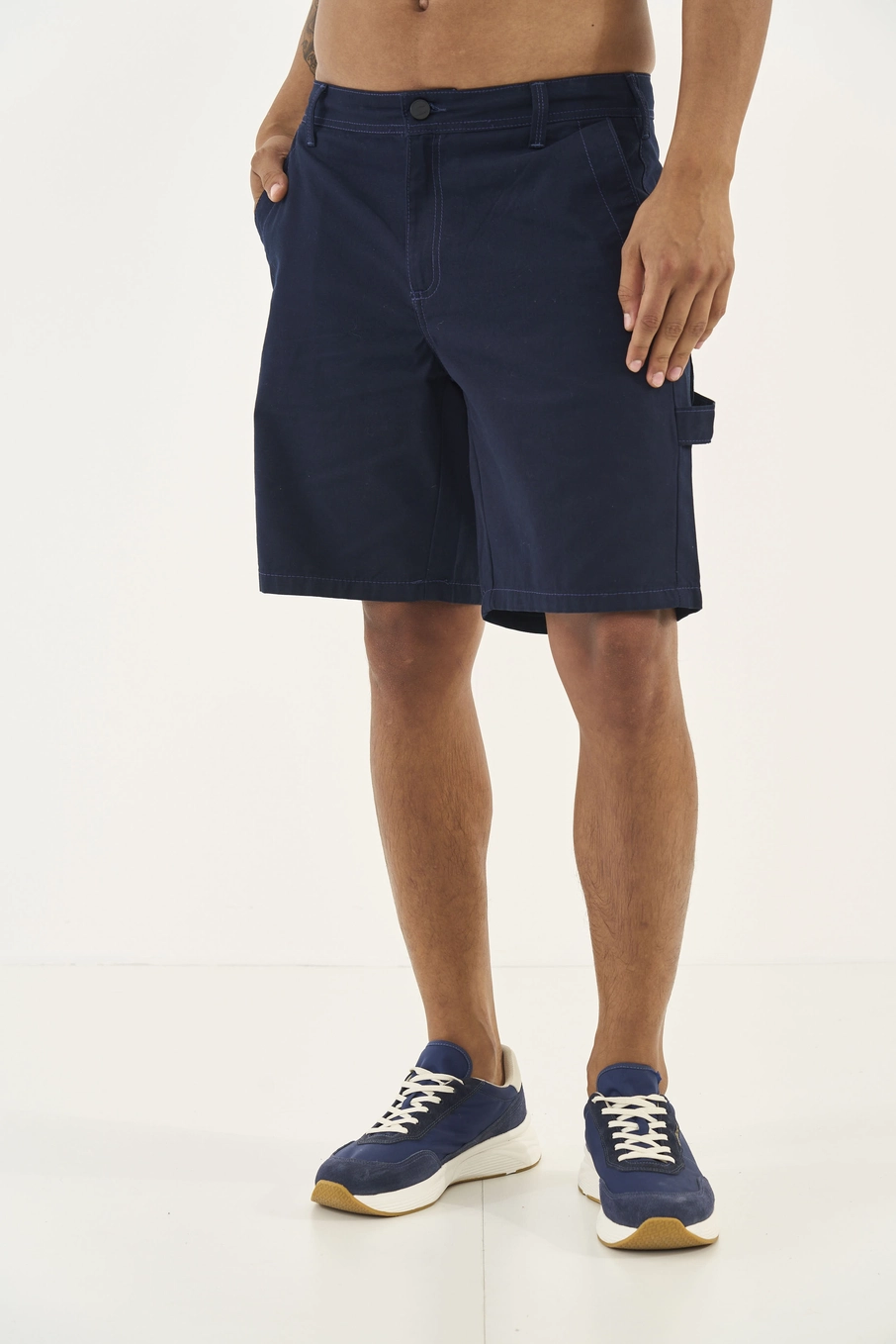 Bermuda Sarja Comfort Azul