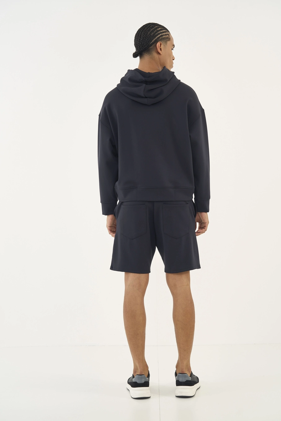 Bermuda Reta Masculina Preto