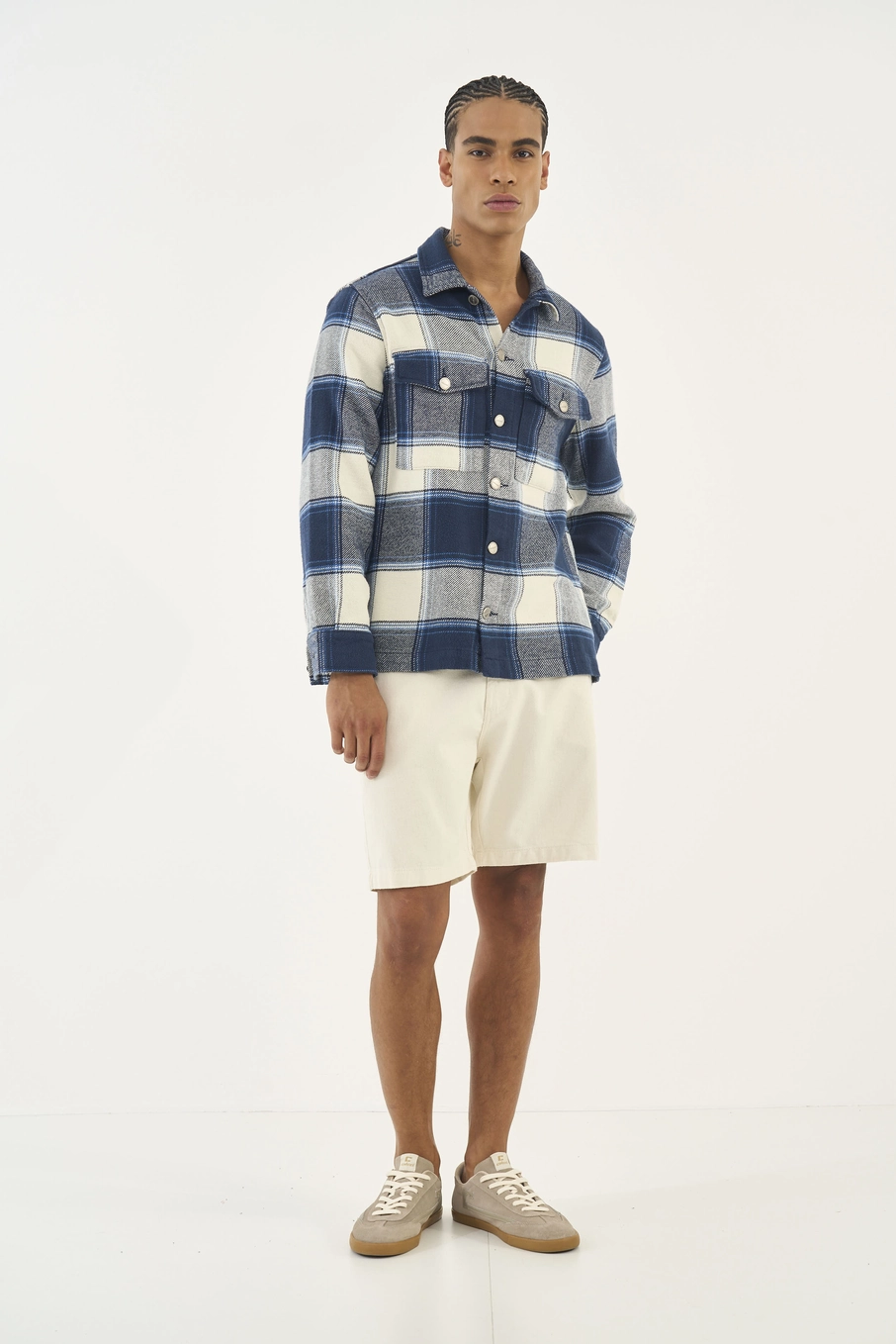 Bermuda Sarja Alfaiataria Off Shell