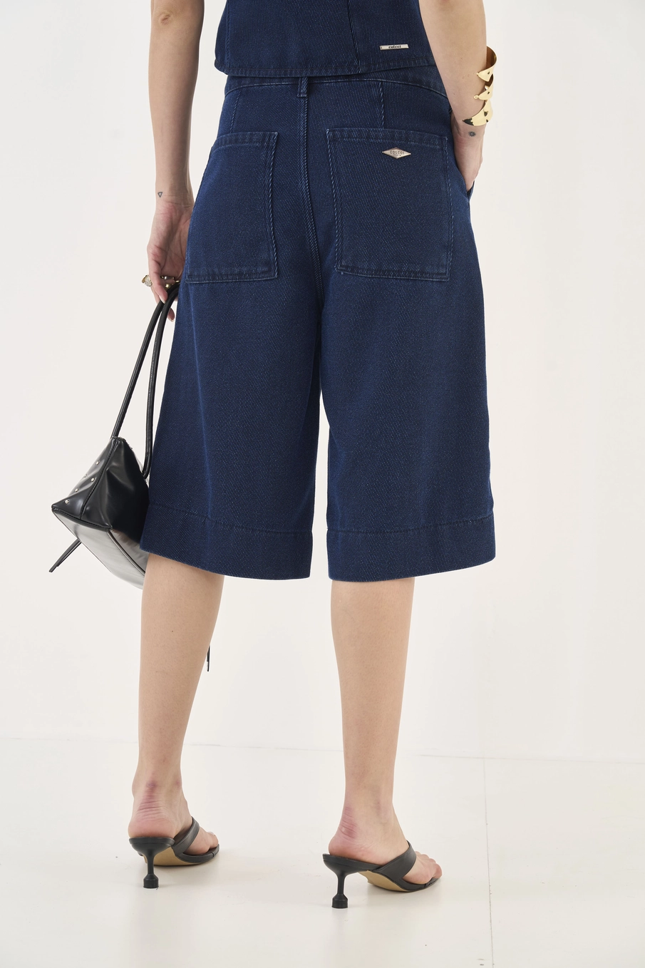 Bermuda Jeans Joana Índigo