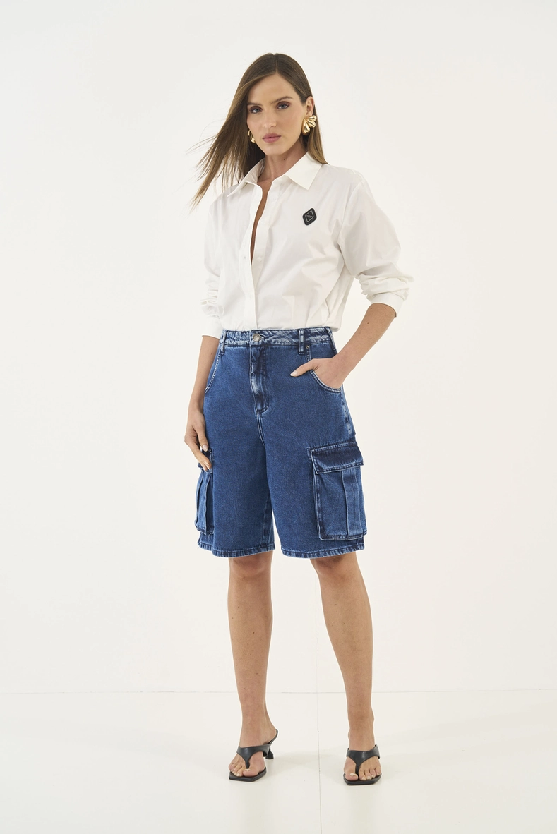 Bermuda Jeans Gigi Cargo
