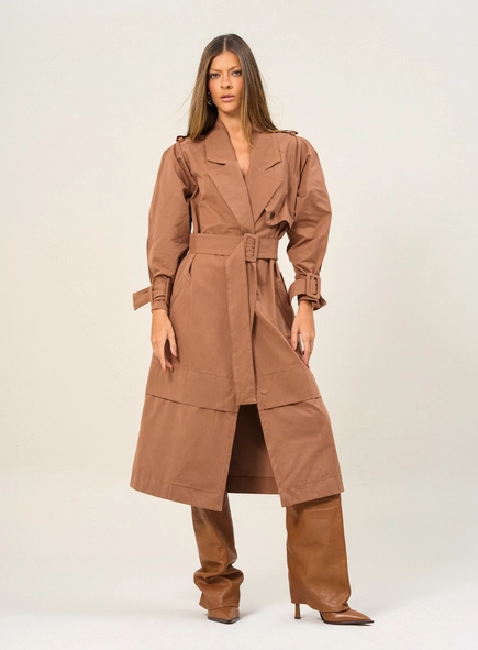 Casaco Feminino Trench Com Cinto