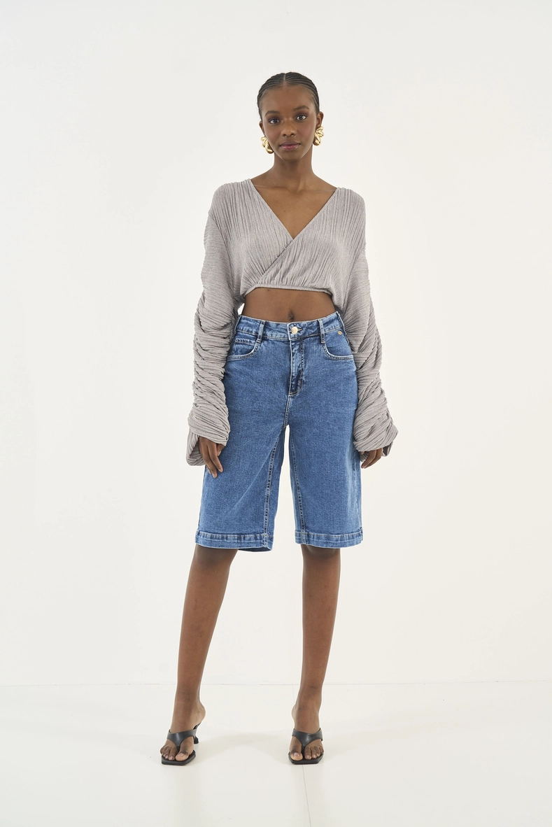 Bermuda Jeans Jade Stretch