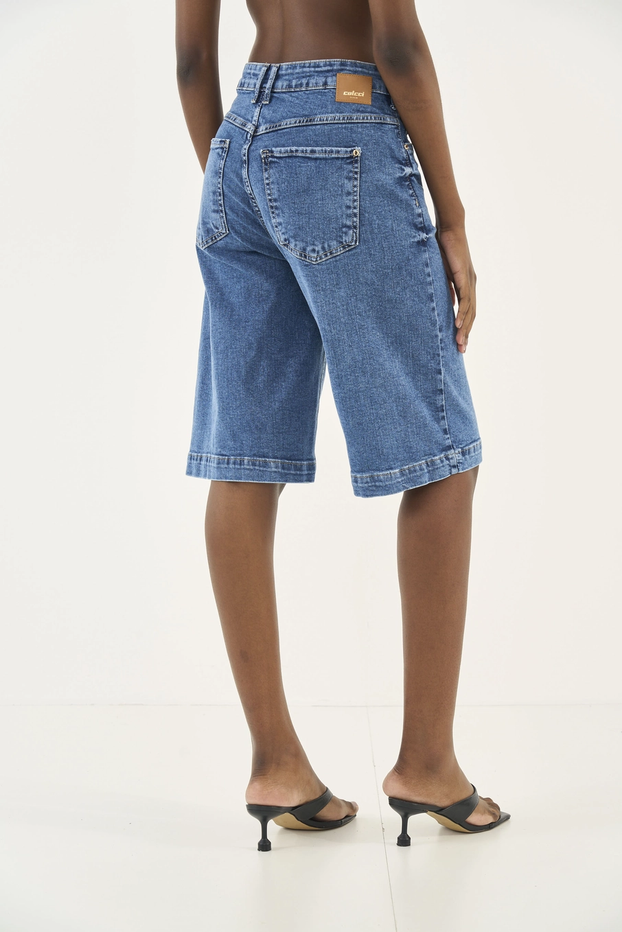 Bermuda Jeans Jade Stretch Índigo