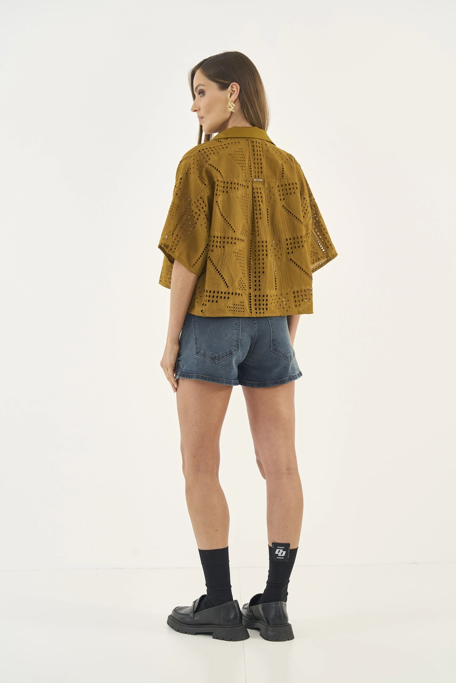 Short Jeans Tay Reto Índigo
