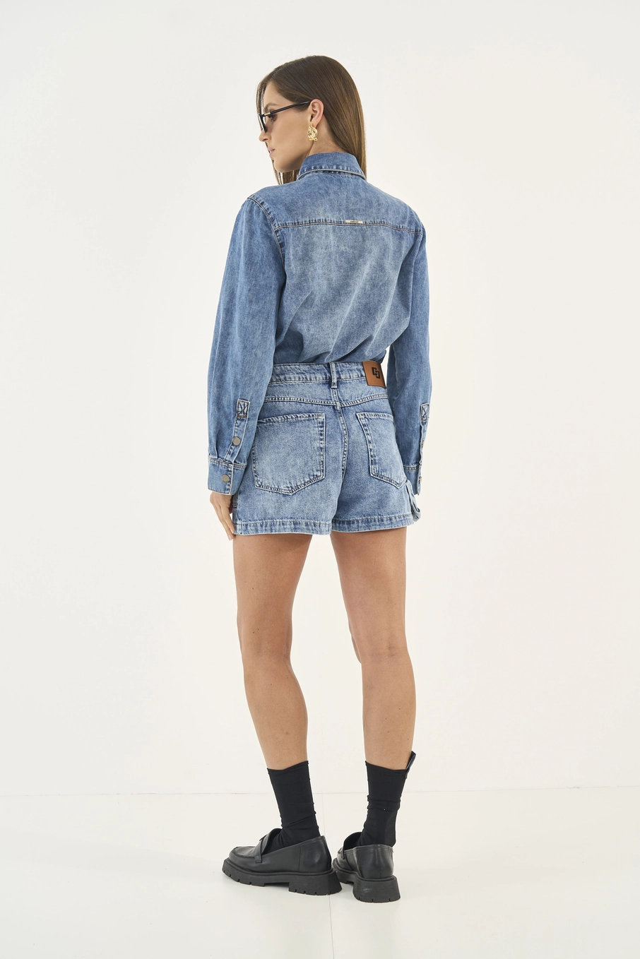 Short Jeans Joana Justo Índigo