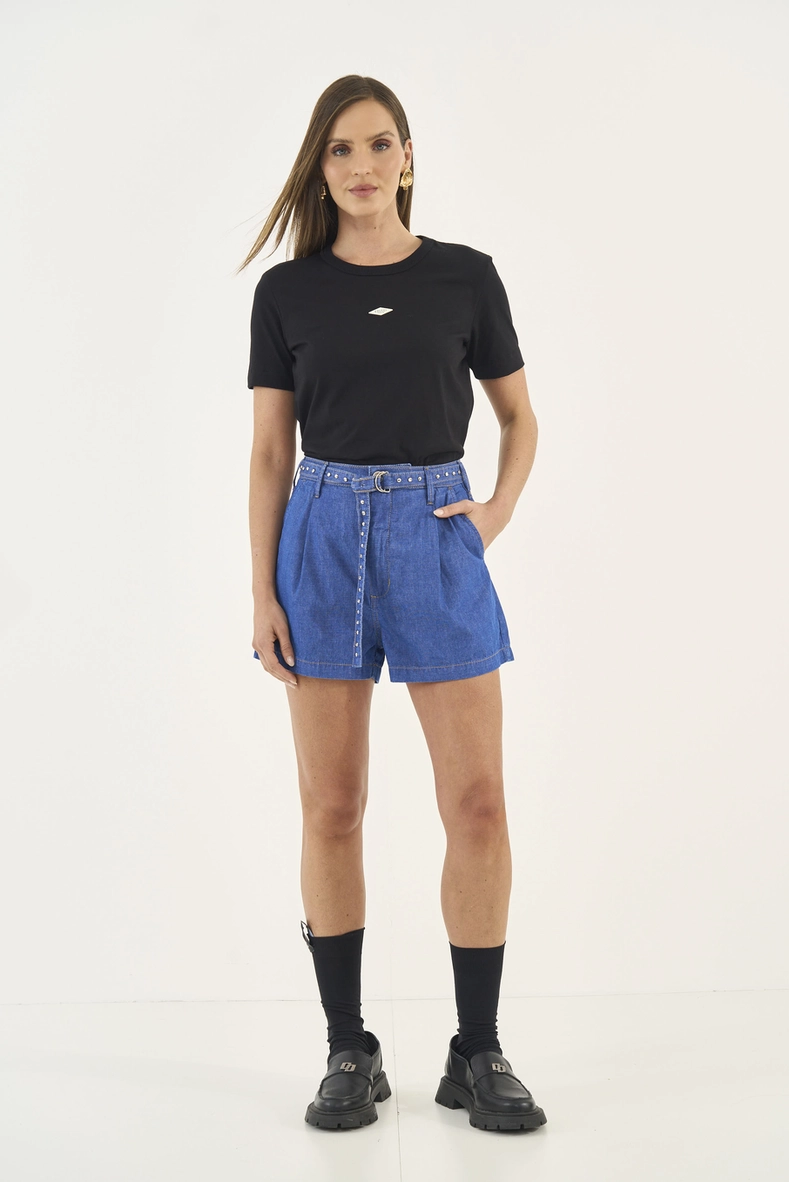 Short Jeans Joana Com Cinto