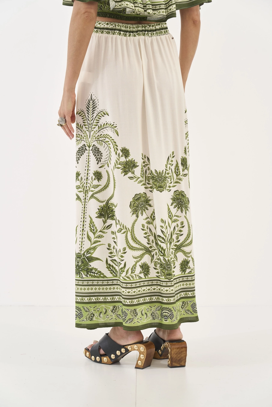 Saia Loose Longa Estampada Estampados