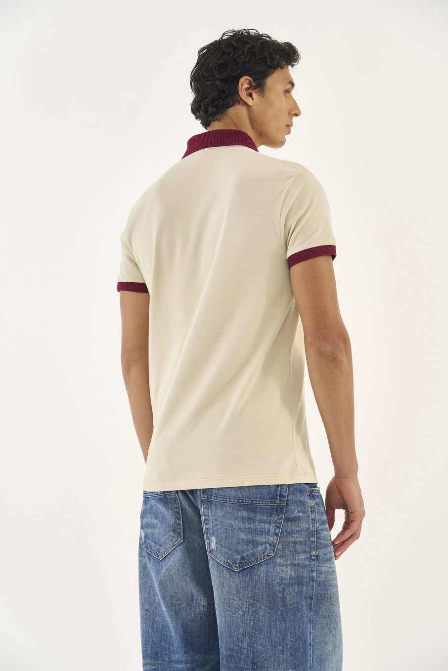 Polo Comfort Duo Color Bege