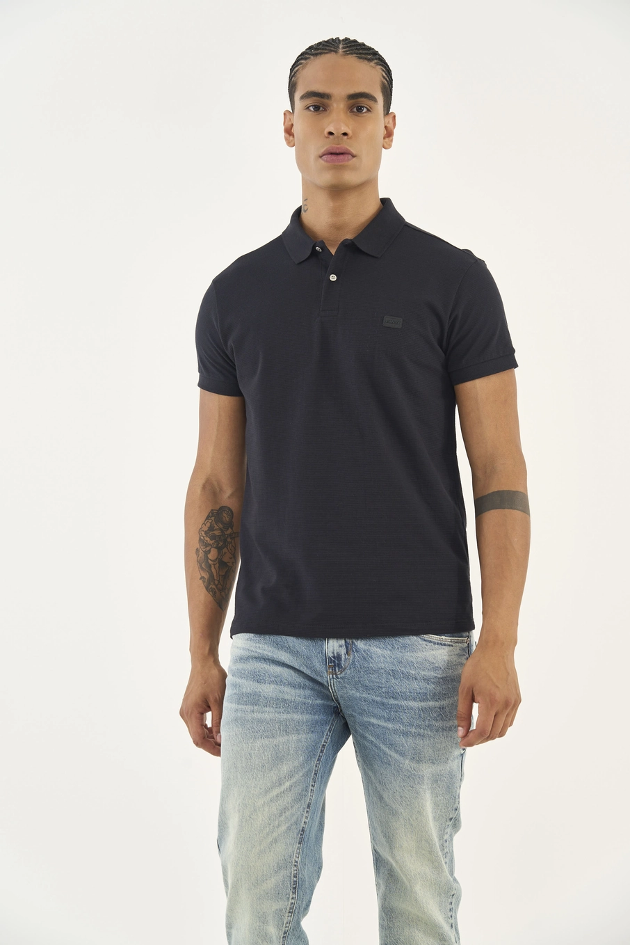 Polo Comfort Basic Preto