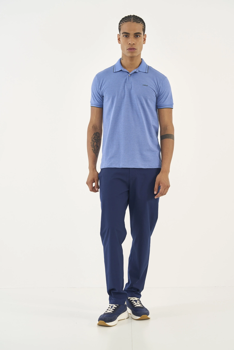 Polo Listrada Comfort Azul