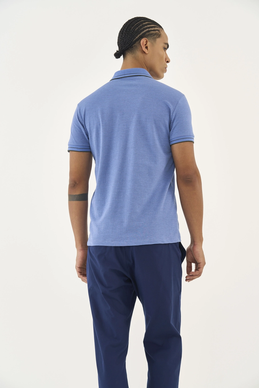 Polo Listrada Comfort Azul