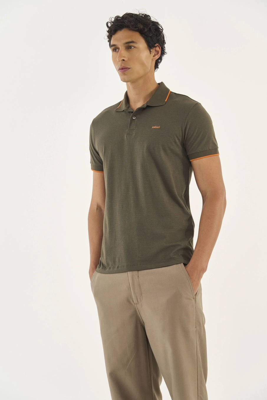 Polo Comfort Basic Verde