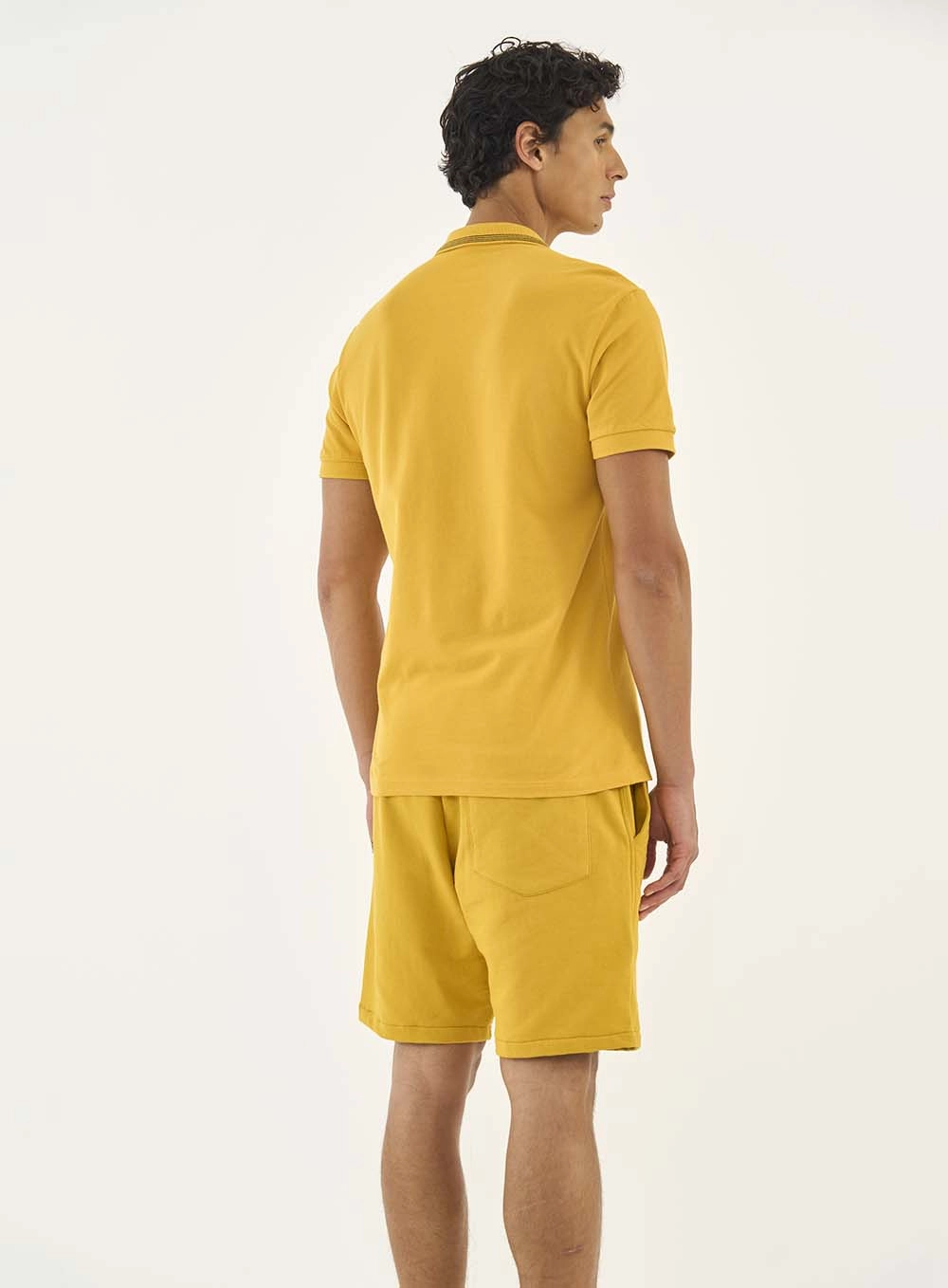 Polo Com Bordado C Duplo Amarelo