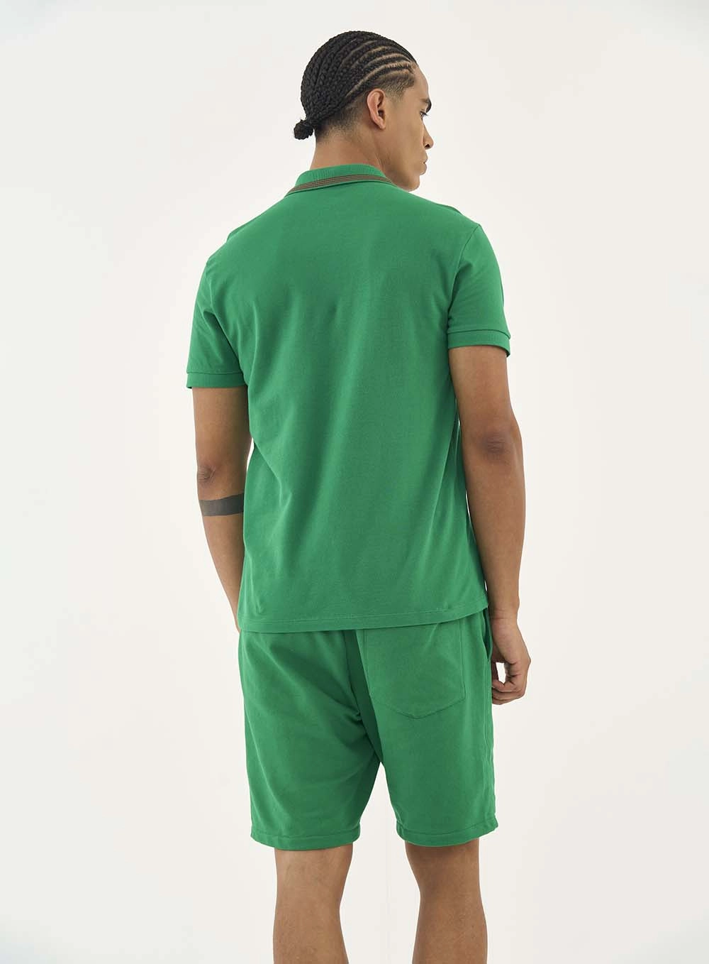Polo Com Bordado C Duplo Verde